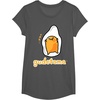 image:imageGudetama Character Front and Back TShirtAsphalt Grey