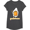 image:imageGudetama Character Front and Back TShirtDark Heather Grey