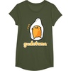 image:imageGudetama Character Front and Back TShirtOlive Green