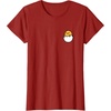 image:imageGudetama Front and Back Logo Tee Shirt TShirtCranberry Red