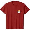 image:imageGudetama Front and Back Logo Tee Shirt TShirtCranberry Red