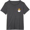 image:imageGudetama Front and Back Logo Tee Shirt TShirtDark Heather Grey
