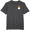 image:imageGudetama Front and Back Logo Tee Shirt TShirtDark Heather Grey