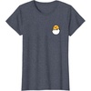 image:imageGudetama Front and Back Logo Tee Shirt TShirtHeather Blue