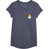 image:imageGudetama Front and Back Logo Tee Shirt TShirtHeather Blue