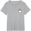 image:imageGudetama Front and Back Logo Tee Shirt TShirtHeather Grey