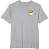 image:imageGudetama Front and Back Logo Tee Shirt TShirtHeather Grey