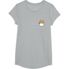 image:imageGudetama Front and Back Logo Tee Shirt TShirtHeather Grey