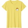image:imageGudetama Front and Back Logo Tee Shirt TShirtLemon Yellow