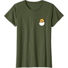image:imageGudetama Front and Back Logo Tee Shirt TShirtOlive Green