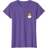 image:imageGudetama Front and Back Logo Tee Shirt TShirtPurple Heather