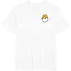 image:imageGudetama Front and Back Logo Tee Shirt TShirtWhite