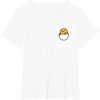 image:imageGudetama Front and Back Logo Tee Shirt TShirtWhite