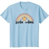 image:imageGudetama Gude Vibes Good Vibes Rainbow TShirt SmallBaby Blue