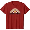 image:imageGudetama Gude Vibes Good Vibes Rainbow TShirt SmallCranberry Red