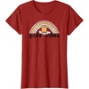 image:imageGudetama Gude Vibes Good Vibes Rainbow TShirt SmallCranberry Red