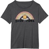 image:imageGudetama Gude Vibes Good Vibes Rainbow TShirt SmallDark Heather Grey