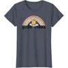 image:imageGudetama Gude Vibes Good Vibes Rainbow TShirt SmallHeather Blue