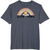 image:imageGudetama Gude Vibes Good Vibes Rainbow TShirt SmallHeather Blue