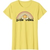 image:imageGudetama Gude Vibes Good Vibes Rainbow TShirt SmallLemon Yellow