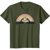 image:imageGudetama Gude Vibes Good Vibes Rainbow TShirt SmallOlive Green