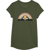 image:imageGudetama Gude Vibes Good Vibes Rainbow TShirt SmallOlive Green