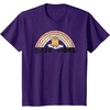 image:imageGudetama Gude Vibes Good Vibes Rainbow TShirt SmallPurple