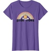 image:imageGudetama Gude Vibes Good Vibes Rainbow TShirt SmallPurple Heather