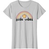 image:imageGudetama Gude Vibes Good Vibes Rainbow TShirt SmallSilver Grey