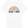 image:imageGudetama Gude Vibes Good Vibes Rainbow TShirt SmallWhite
