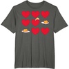 image:imageGudetama Hearts amp Eggs Valentines TShirtAsphalt Grey