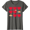 image:imageGudetama Hearts amp Eggs Valentines TShirtAsphalt Grey