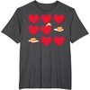 image:imageGudetama Hearts amp Eggs Valentines TShirtDark Heather Grey