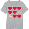 image:imageGudetama Hearts amp Eggs Valentines TShirtHeather Grey