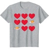 image:imageGudetama Hearts amp Eggs Valentines TShirtHeather Grey