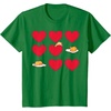 image:imageGudetama Hearts amp Eggs Valentines TShirtKelly Green