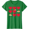 image:imageGudetama Hearts amp Eggs Valentines TShirtKelly Green