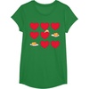image:imageGudetama Hearts amp Eggs Valentines TShirtKelly Green