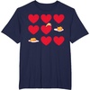 image:imageGudetama Hearts amp Eggs Valentines TShirtNavy Blue