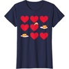 image:imageGudetama Hearts amp Eggs Valentines TShirtNavy Blue