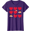 image:imageGudetama Hearts amp Eggs Valentines TShirtPurple
