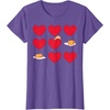 image:imageGudetama Hearts amp Eggs Valentines TShirtPurple Heather