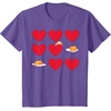 image:imageGudetama Hearts amp Eggs Valentines TShirtPurple Heather