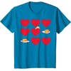 image:imageGudetama Hearts amp Eggs Valentines TShirtSapphire Blue
