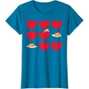 image:imageGudetama Hearts amp Eggs Valentines TShirtSapphire Blue