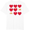 image:imageGudetama Hearts amp Eggs Valentines TShirtWhite