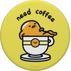 image:imageGudetama Need Coffee PopSockets MagSafe PopGrip for iPhoneStandard