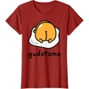 image:imageGudetama The Lazy Egg Backside Logo Tee Shirt TShirtCranberry Red