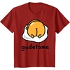 image:imageGudetama The Lazy Egg Backside Logo Tee Shirt TShirtCranberry Red