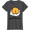 image:imageGudetama The Lazy Egg Backside Logo Tee Shirt TShirtDark Heather Grey